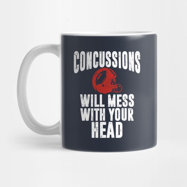 Concussions Will Mess With Your Head by SoCoolDesigns